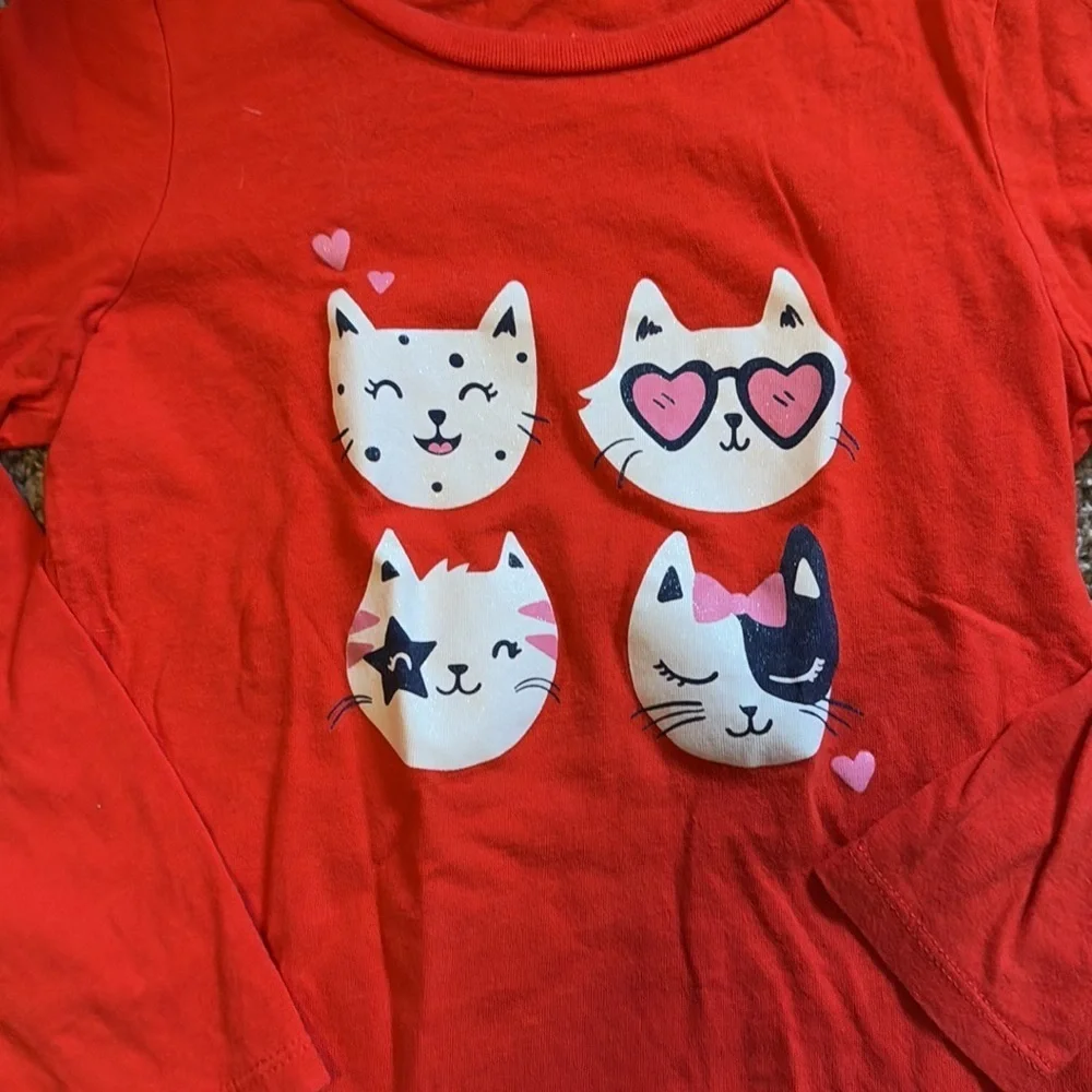 Valentine 💌 tee girls size 6
